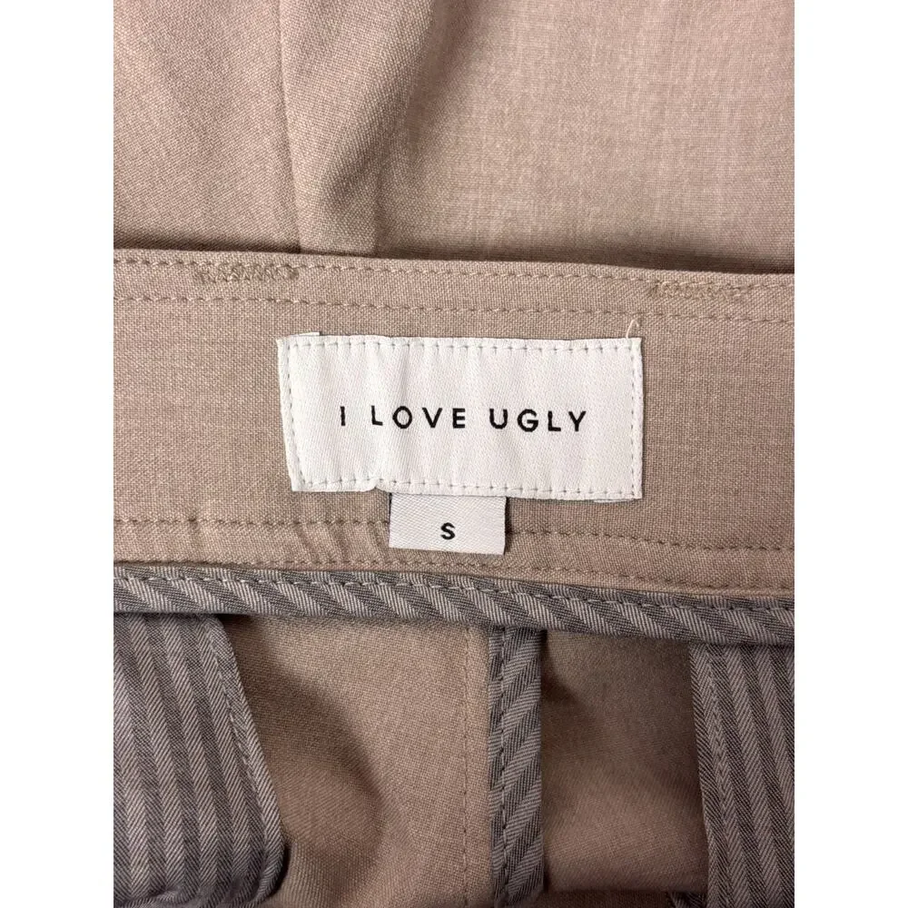 I LOVE UGLY Pants Small Mens Slim Kobe Suiting Tailored Fabric